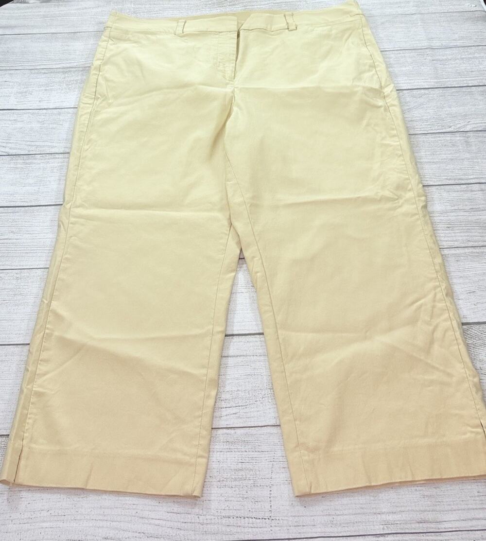 Lane Bryant Women’s 4-Season Slim Capri Pants Tan Size 20